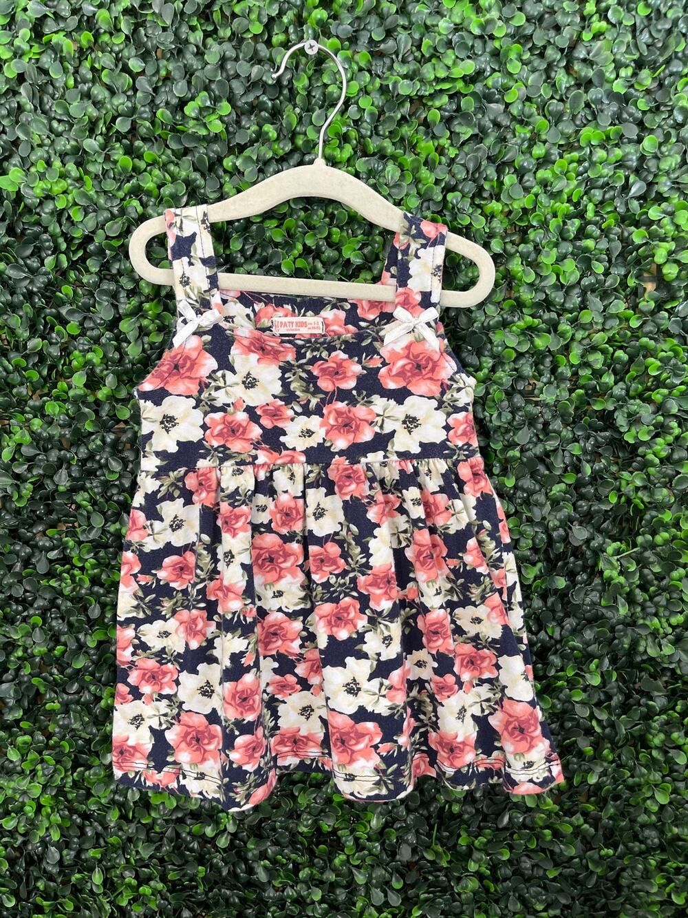 Paty Kids Collection, Baby Dress Size 1-2, Floral Soft